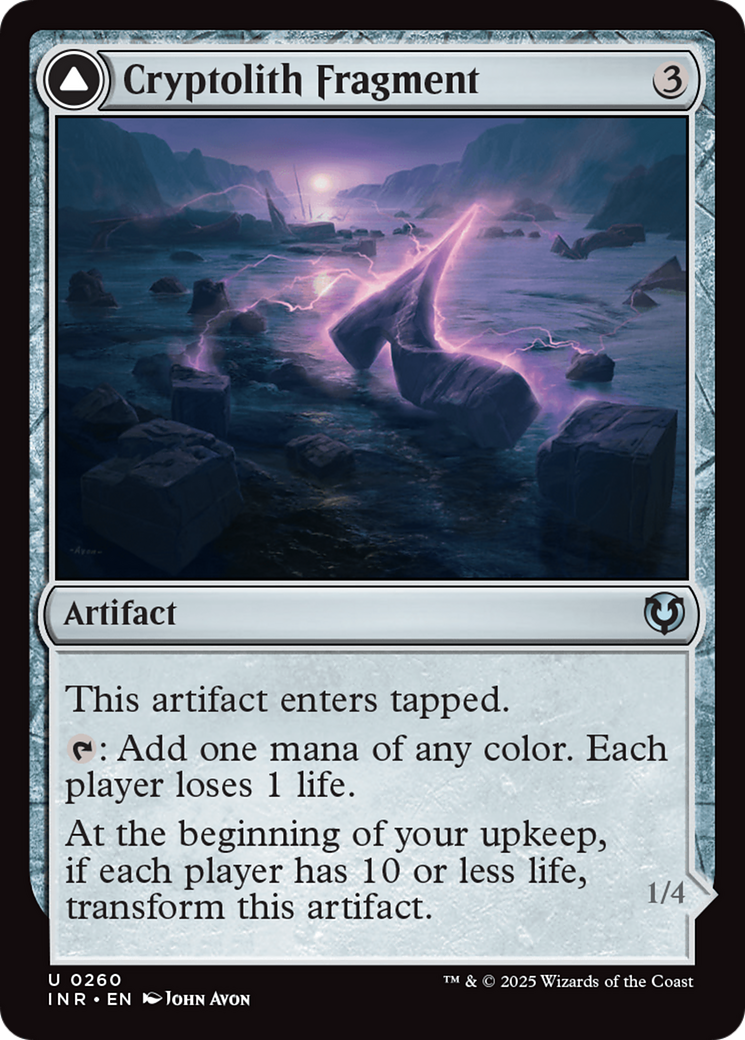 Cryptolith Fragment // Aurora of Emrakul (INR-260) (Foil)