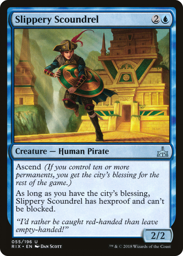 Slippery Scoundrel (RIX-055) (Foil)