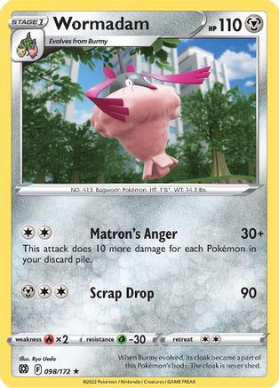 Wormadam (98) (BRS-098) (Reverse Holofoil)
