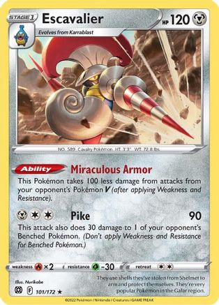 Escavalier (BRS-101) (Reverse Holofoil)