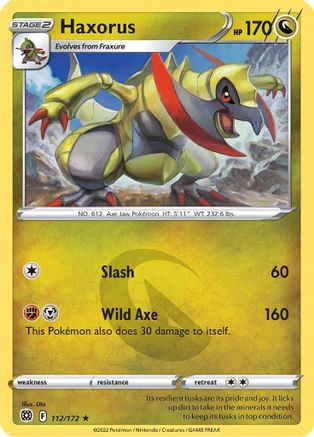 Haxorus (BRS-112) (Reverse Holofoil)