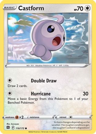 Castform (BRS-116) (Reverse Holofoil)