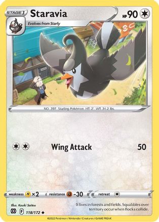 Staravia (BRS-118) (Reverse Holofoil)