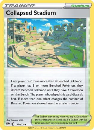 Collapsed Stadium (BRS-137) (Reverse Holofoil)