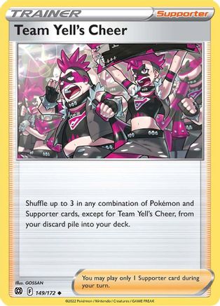 Team Yell's Cheer (BRS-149) (Reverse Holofoil)