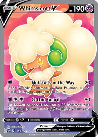 Whimsicott V (Full Art) (BRS-160) (Holofoil)