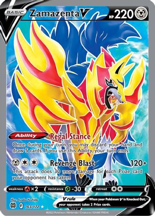 Zamazenta V (Full Art) (BRS-163) (Holofoil)