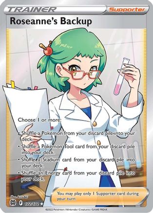Roseanne's Backup (Full Art) (BRS-172) (Holofoil)
