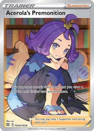 Acerola's Premonition (BRS:TG-TG24) (Holofoil)