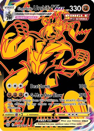 Single Strike Urshifu VMAX (Secret) (BRS:TG-TG29) (Holofoil)