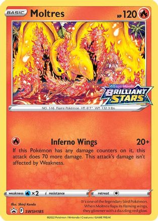 Moltres (SSP-SWSH185) (Holofoil)