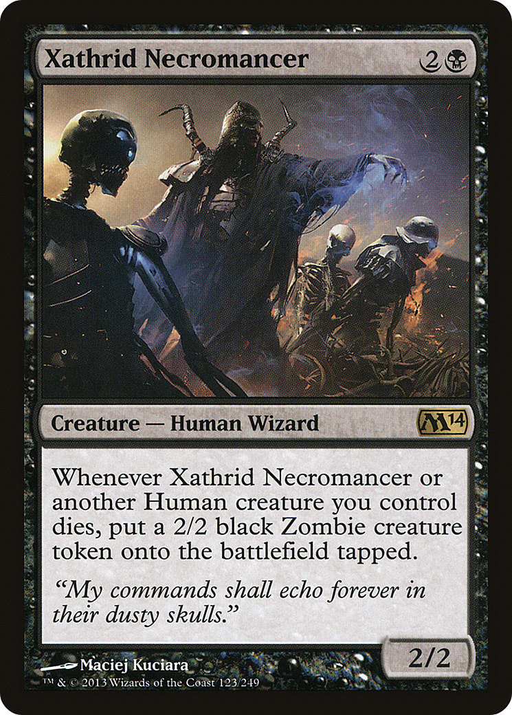 Xathrid Necromancer (M14-123) (Foil)
