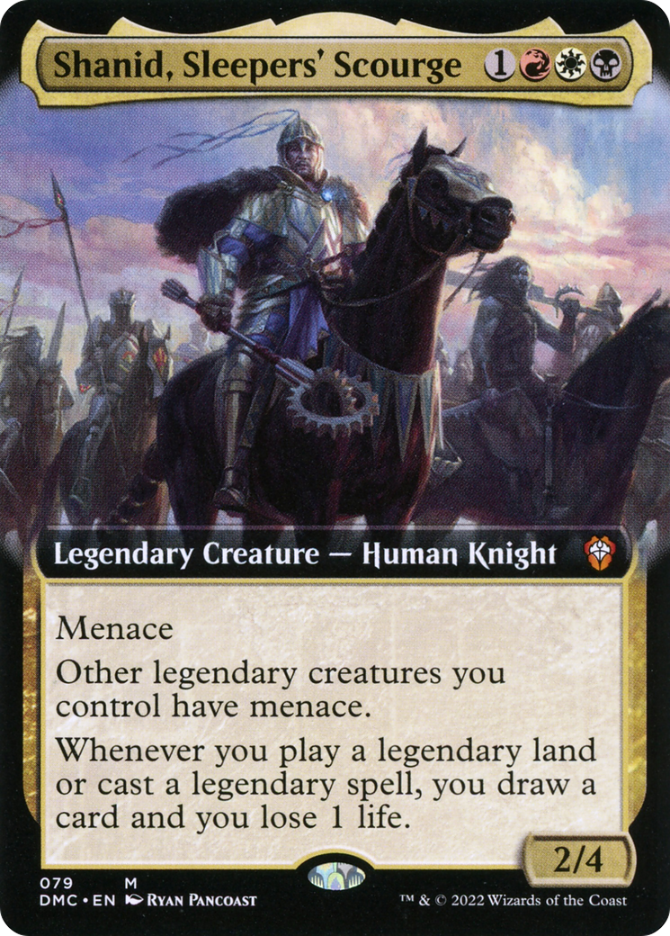 Shanid, Sleepers' Scourge (DMC-079) (Extended Art) (Foil)