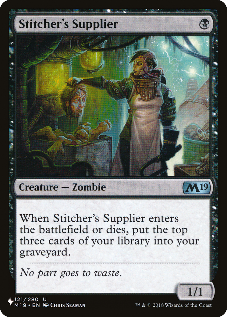 Stitcher's Supplier (LIST-M19-121)