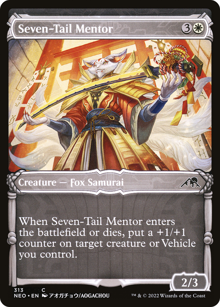 Seven-Tail Mentor (NEO-313) (Showcase) (Foil)