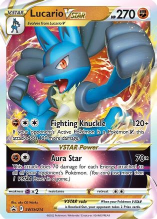 Lucario VSTAR (SSP-SWSH214) (Holofoil)