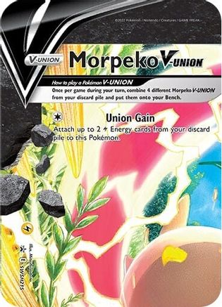Morpeko V-Union (SSP-SWSH215) (Holofoil)