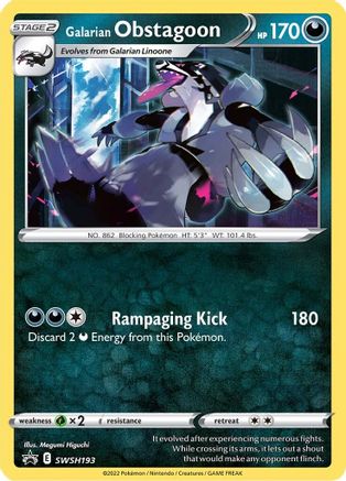 Galarian Obstagoon (SSP-SWSH193)