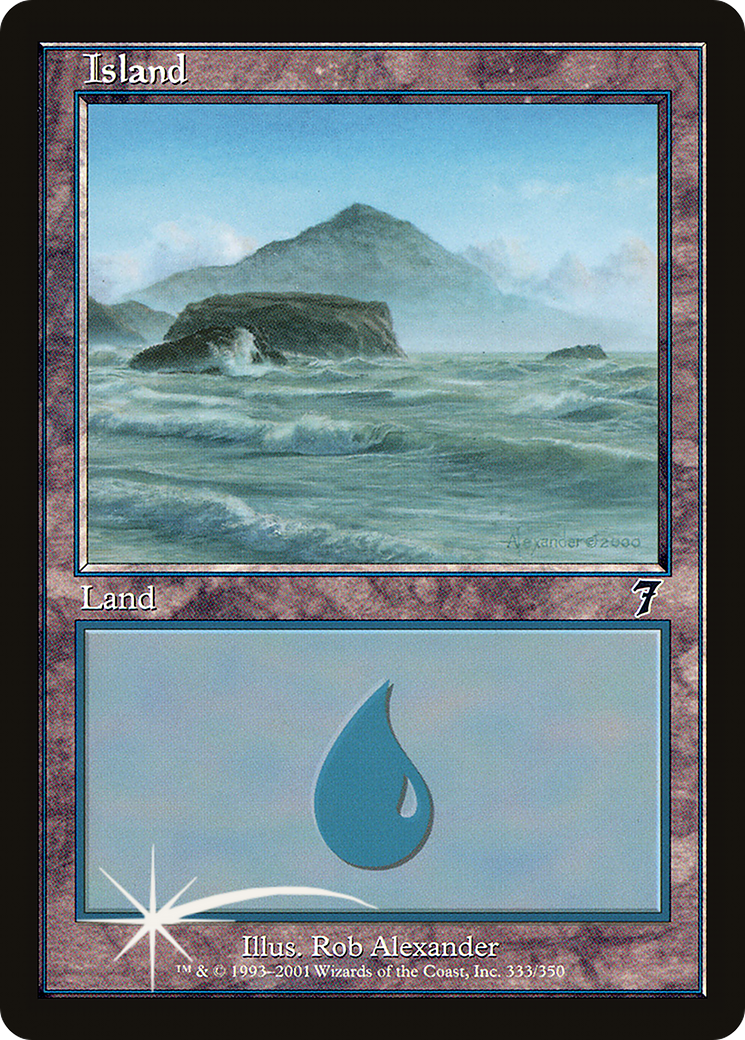 Island (333) (7ED-333★) (Foil)