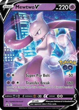 Mewtwo V (SSP-SWSH223) (Holofoil)