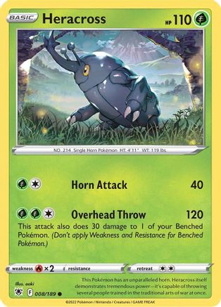 Heracross (ASR-008) (Reverse Holofoil)