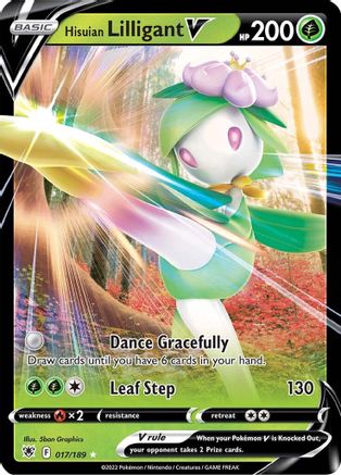 Hisuian Lilligant V (ASR-017) (Holofoil)