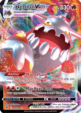 Heatran VMAX (ASR-026) (Holofoil)