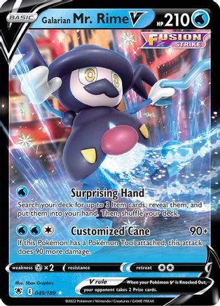 Galarian Mr. Rime V (ASR-049) (Holofoil)