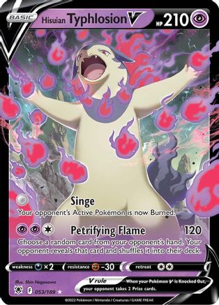 Hisuian Typhlosion V (ASR-053) (Holofoil)