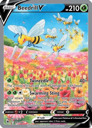 Beedrill V (Alternate Full Art) (ASR-161) (Holofoil)