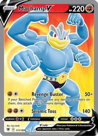 Machamp V (Full Art) (ASR-171) (Holofoil)