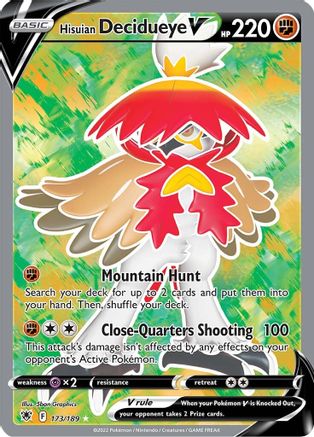 Hisuian Decidueye V (Full Art) (ASR-173) (Holofoil)