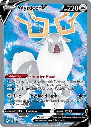 Wyrdeer V (Full Art) (ASR-180) (Holofoil)
