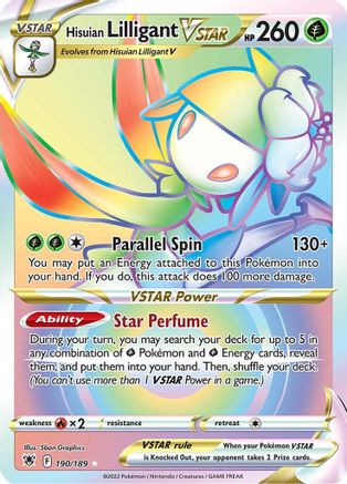 Hisuian Lilligant VSTAR (Secret) (ASR-190) (Holofoil)