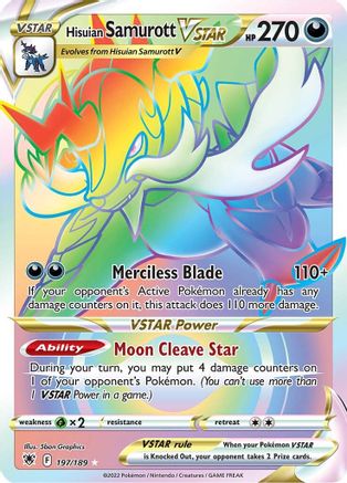 Hisuian Samurott VSTAR (Secret) (ASR-197) (Holofoil)