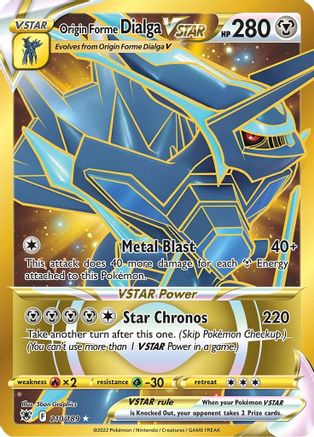 Origin Forme Dialga VSTAR (ASR-210) (Holofoil)