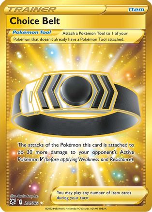 Choice Belt (Secret) (ASR-211) (Holofoil)