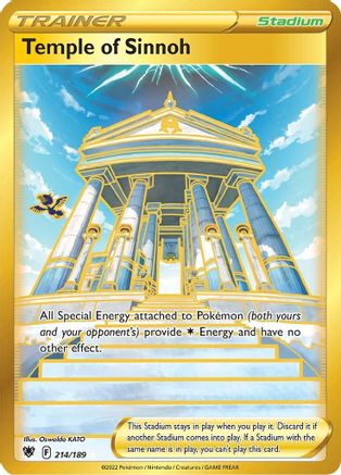 Temple of Sinnoh (Secret) (ASR-214) (Holofoil)