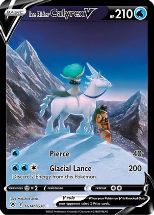 Ice Rider Calyrex V (ASR:TG-TG14) (Holofoil)