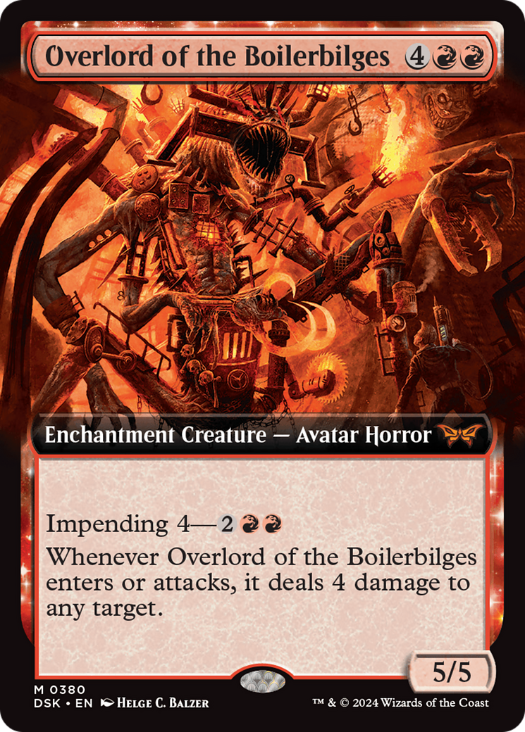 Overlord of the Boilerbilges (DSK-380) (Extended Art) (Foil)
