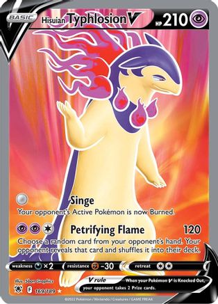 Hisuian Typhlosion V (Full Art) (ASR-169) (Holofoil)