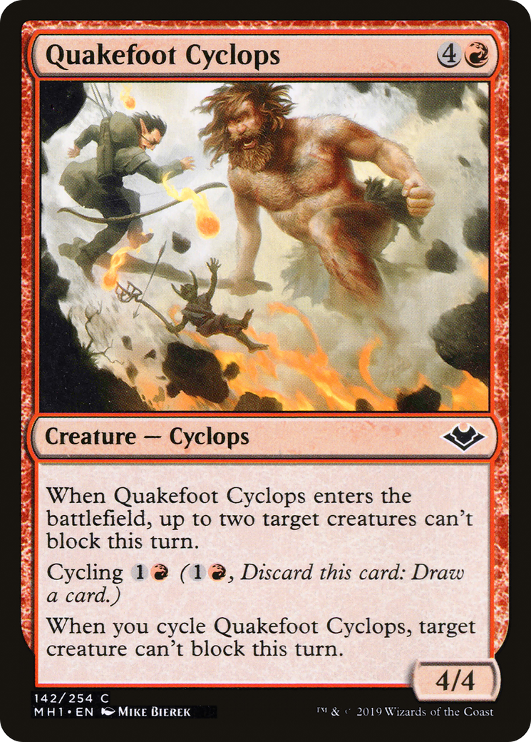 Quakefoot Cyclops (MH1-142) (Foil)