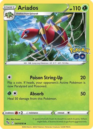 Ariados (PGO-007) (Reverse Holofoil)