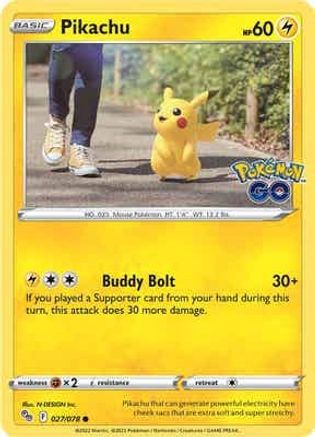 Pikachu (27) (PGO-027) (Reverse Holofoil)