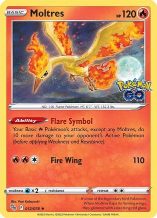 Moltres (PGO-012) (Holofoil)