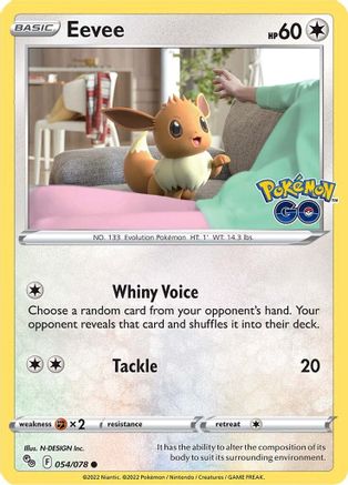 Eevee (PGO-054) (Reverse Holofoil)