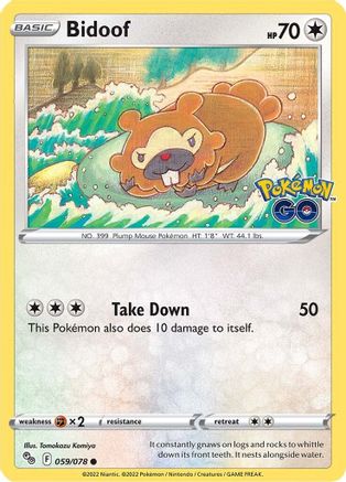 Bidoof (PGO-059)