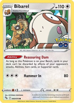Bibarel (PGO-060) (Reverse Holofoil)