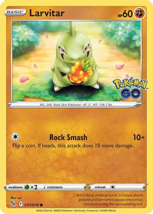 Larvitar (PGO-037) (Reverse Holofoil)