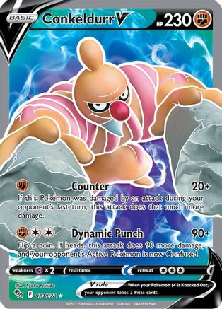 Conkeldurr V (Full Art) (PGO-073) (Holofoil)